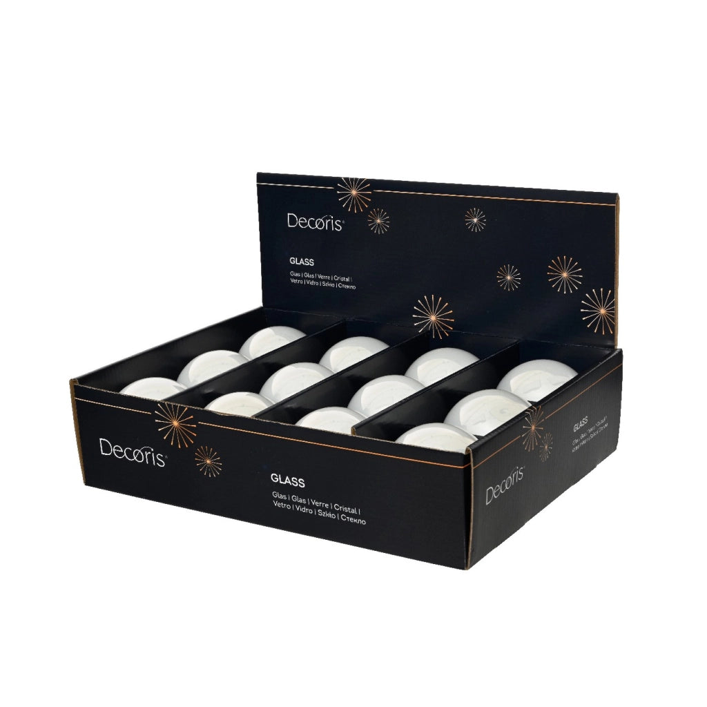 Pallina Vt lucido bianco neve d8cm