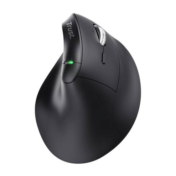 TRUST MOUSE ERGONOMICO VERTICALE HYPERSCROLL WIRELESS RICARICABILE MULTICONNECT 2x BT + WL 2,4GHZ (U