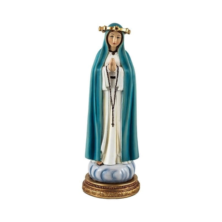 "Jungfrau von Carmen", statuetta in resina dipinta a mano, dimensioni 7x7x20 cm