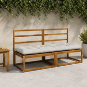 Cuscini per Panchina VIANEN 2 pz 100% Poliestere Bianco 953021