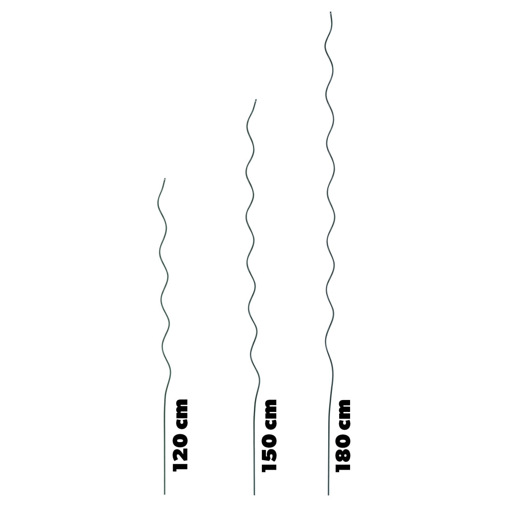 KADAX Supporti a spirale per piante 150 cm, 30 pz