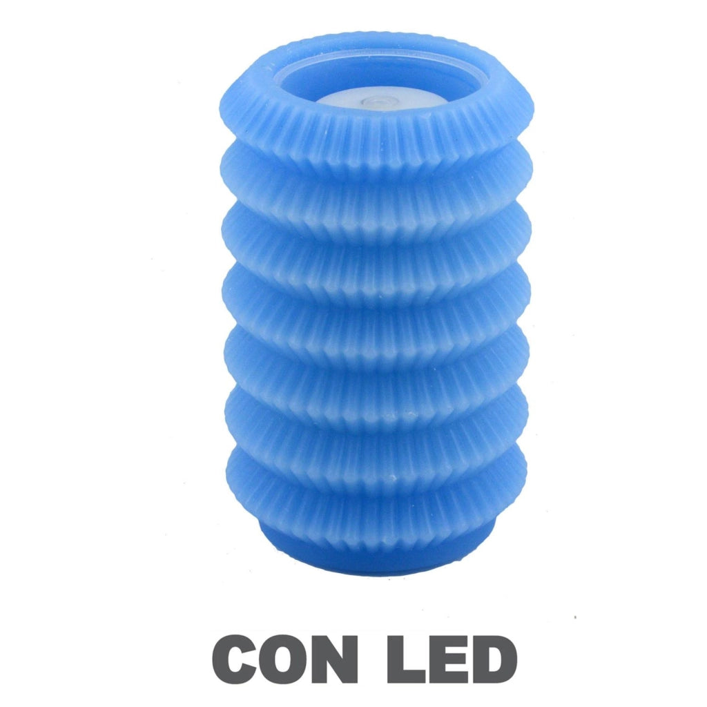 Candela led lanterna blu fontana cm13