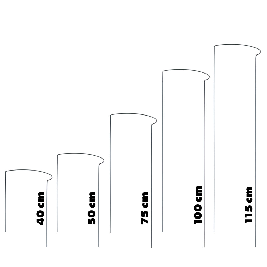 KADAX Supporto piante semicircolare 40 cm, 4 pz