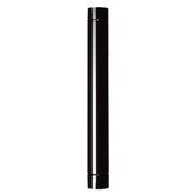 TUBO SMALTATO PER STUFE cm 100 ø 15 nero opaco