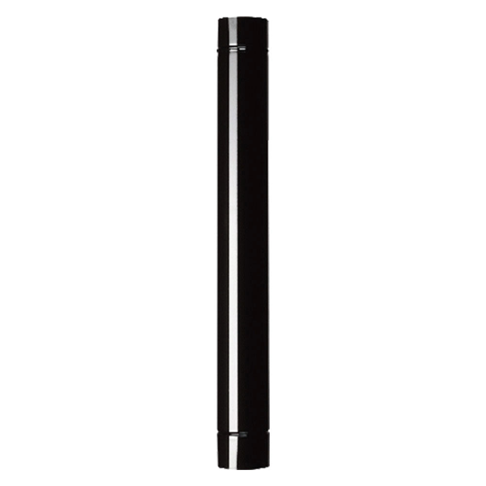 TUBO SMALTATO PER STUFE cm 100 ø 15 nero opaco