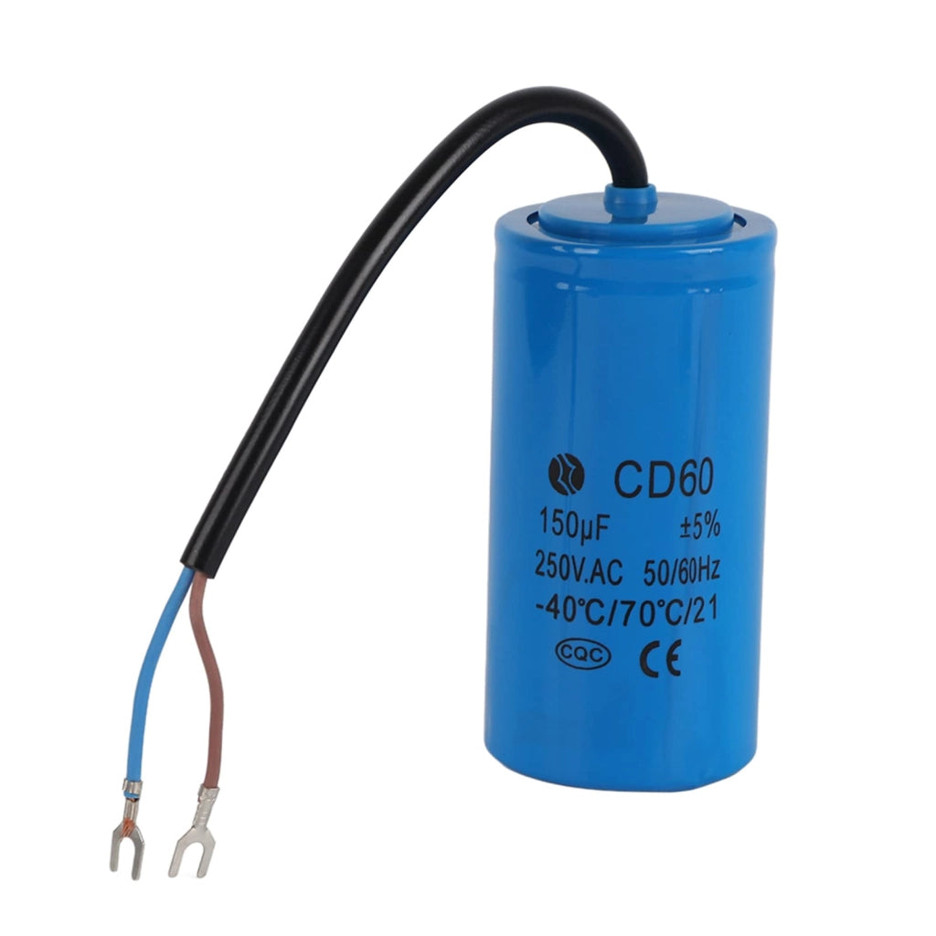 Condensatore CD60 da 150 µF, 250 V AC, per compressore d'aria motorizzato
