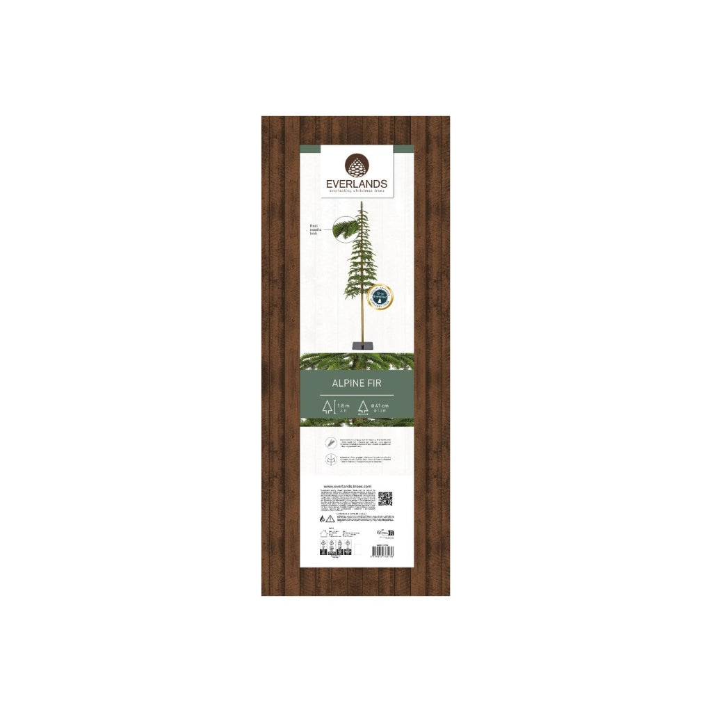 Albero Alpin Fir  D41 H180cm verde