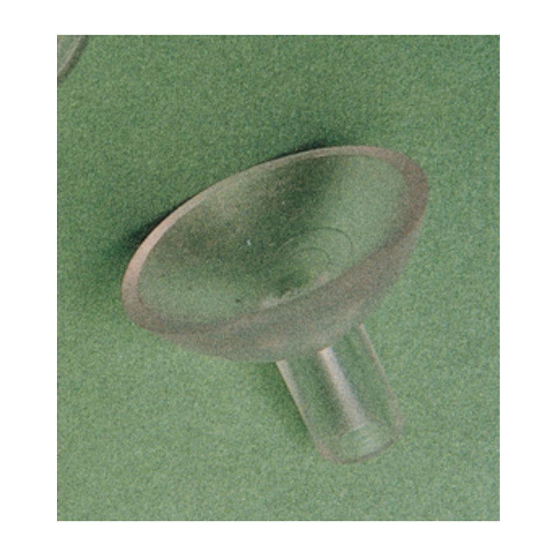 Ventose trasparenti con gambo 20 mm - 10 pz