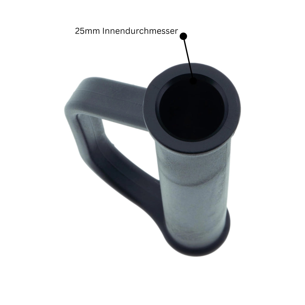 Maniglie di sicurezza per carrelli elevatori, 25 mm, 2 pezzi, nere