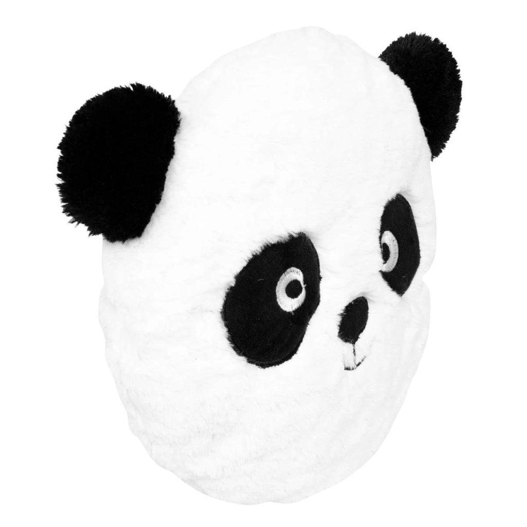 Cuscino a forma di panda, Nao, nero e bianco, diametro 27 cm