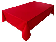 Tovaglia, 80x80 cm, 100% cotone, colore rosso
