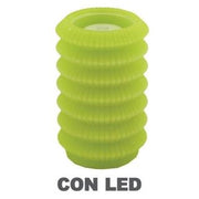 Candela led lanterna verde fontana cm13