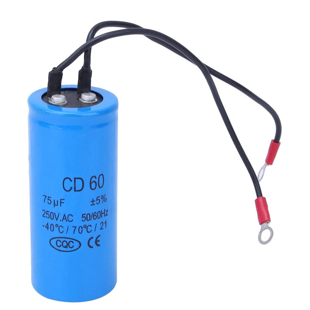 Condensatore di avviamento per motori 75 MFD HVAC CD60 75 µF 250 V CA