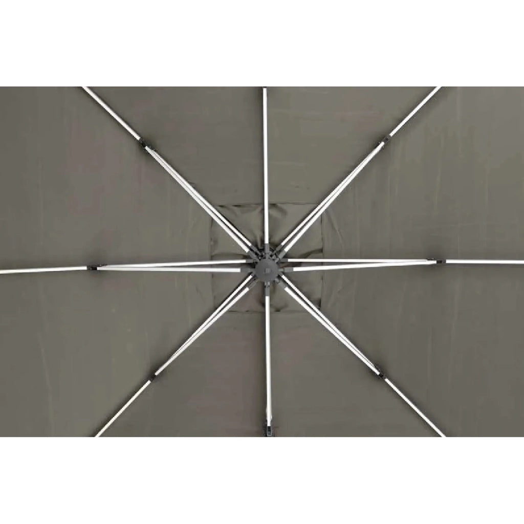 Ombrellone Viro 4x4m antracite
