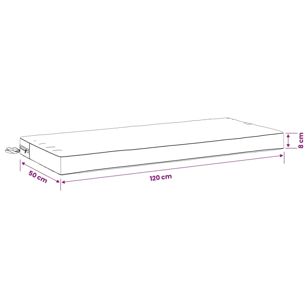 Cuscino per panchina SOEST 100% Poliestere Grigio 950202