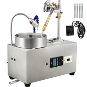 Smerigliatrice da banco per gioielli in acciaio inossidabile 220V 180W 2800 giri/min lucidatrice per gemme pietre cristallo per fai da te