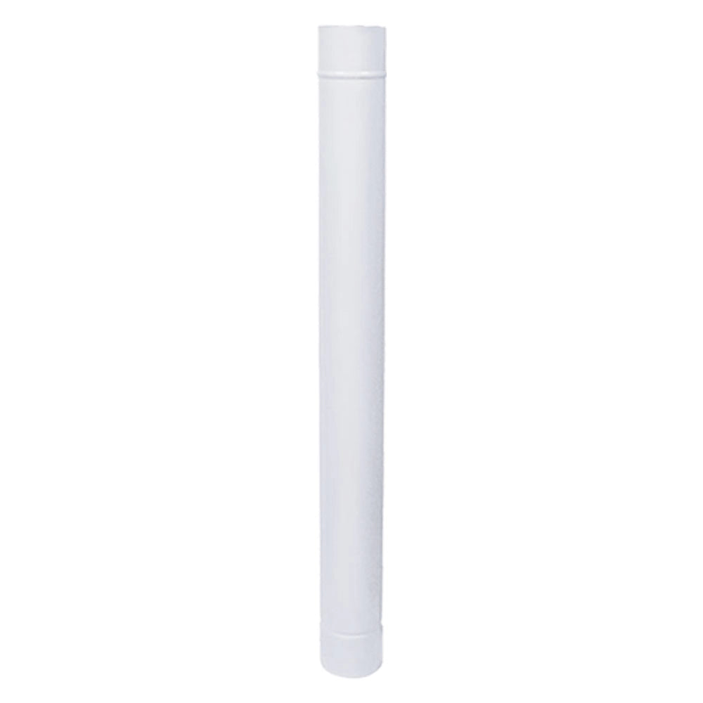 TUBO SMALTATO PER STUFE cm  50 ø 12 bianco