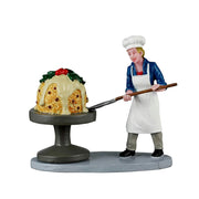 Fornaio con panettone 6.8x7.5x3.7 cm