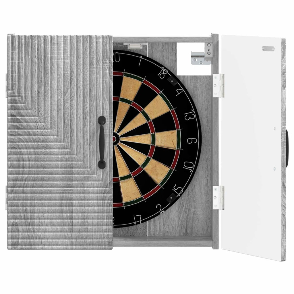 Armadio per Dartboard HAARLEM Sonoma grigio 896891