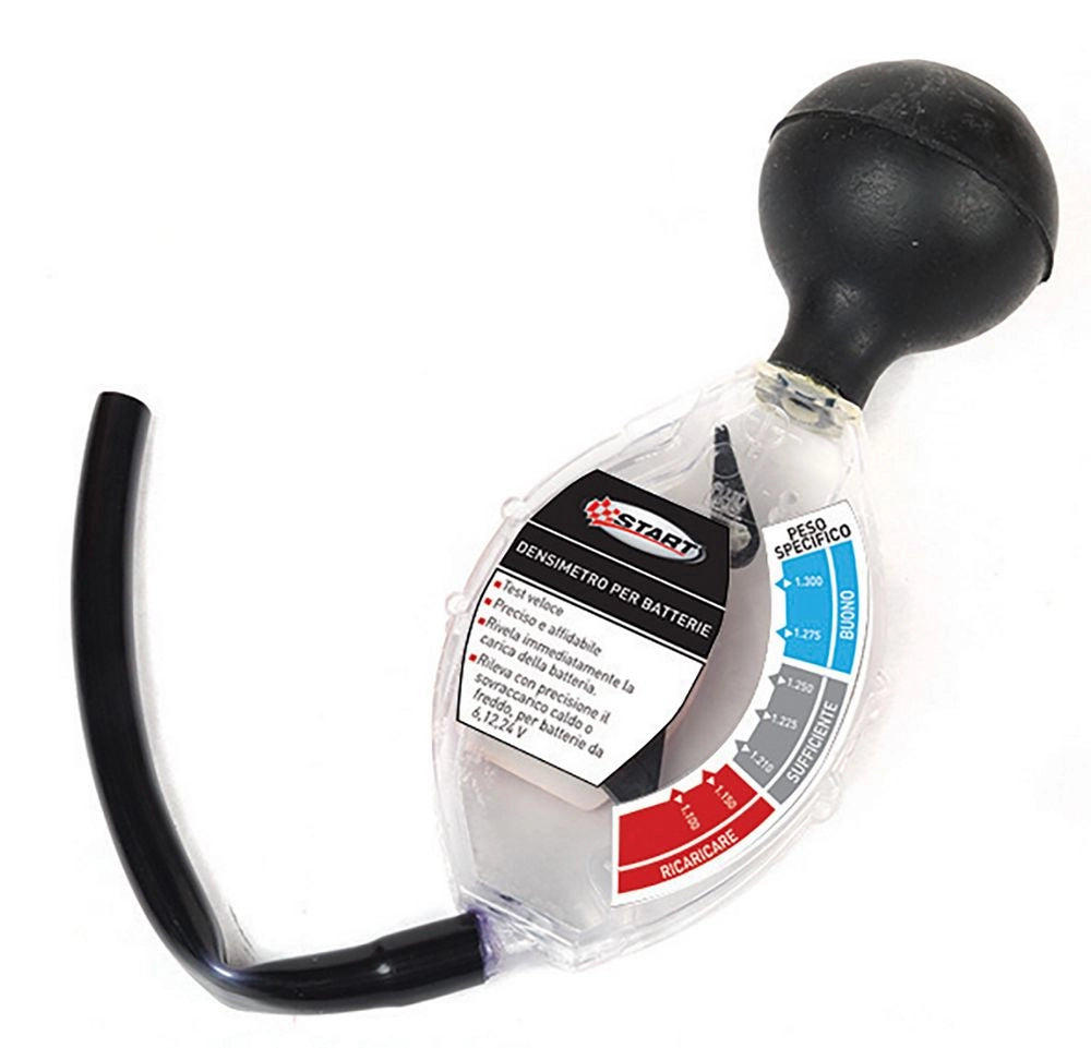 Densimetro batteria 6/12/24V auto test preciso ed affidabile