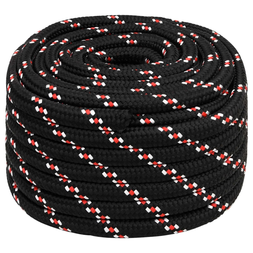 Corda multiuso 20 mm 25 m Nero e Rosso PP 3473083