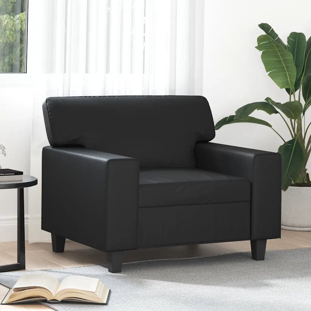 Poltrona Nera 60 cm in Similpelle 359407