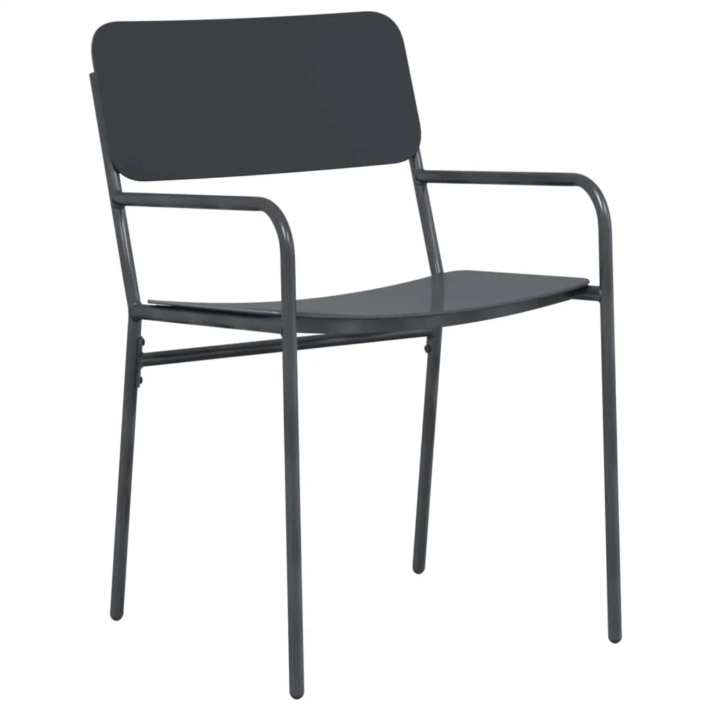 Set da pranzo 7 pz Antracite Acciaio 3422864