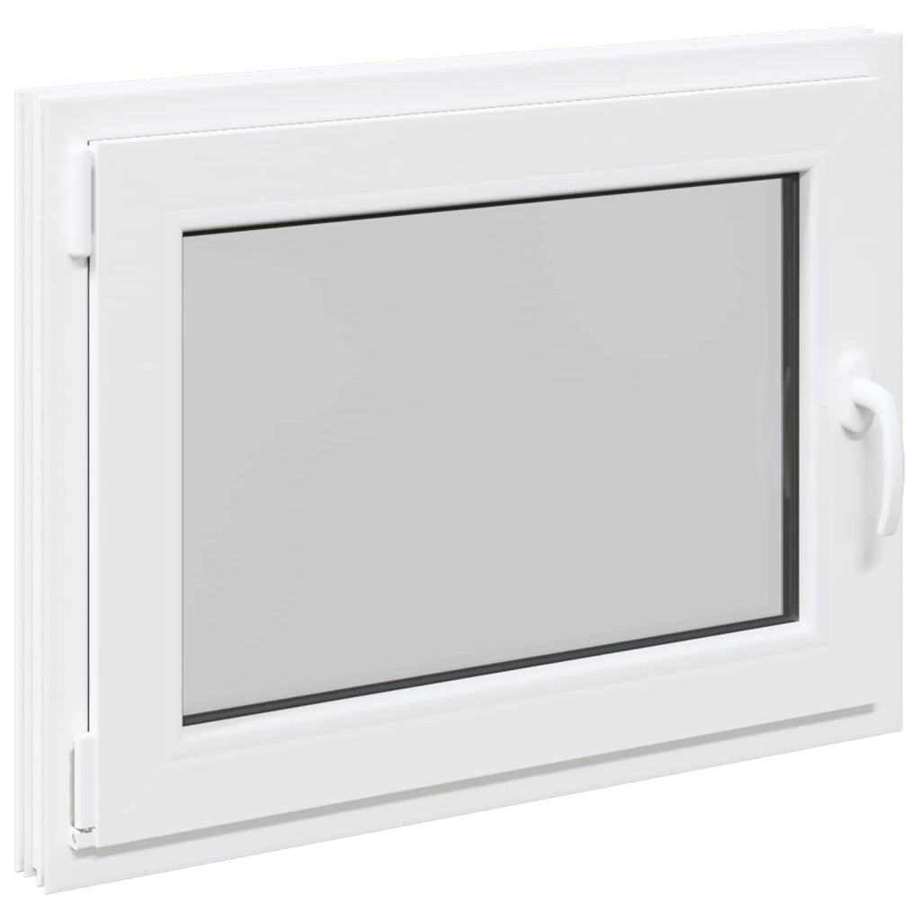 Finestra per Soffitta RISOR 80 x 50 cm PVC e Vetro Bianco CFW7442081