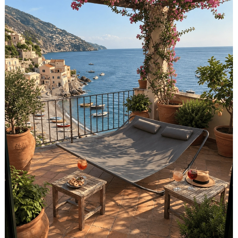 Letto prendisole MONACO – Grigio antracite