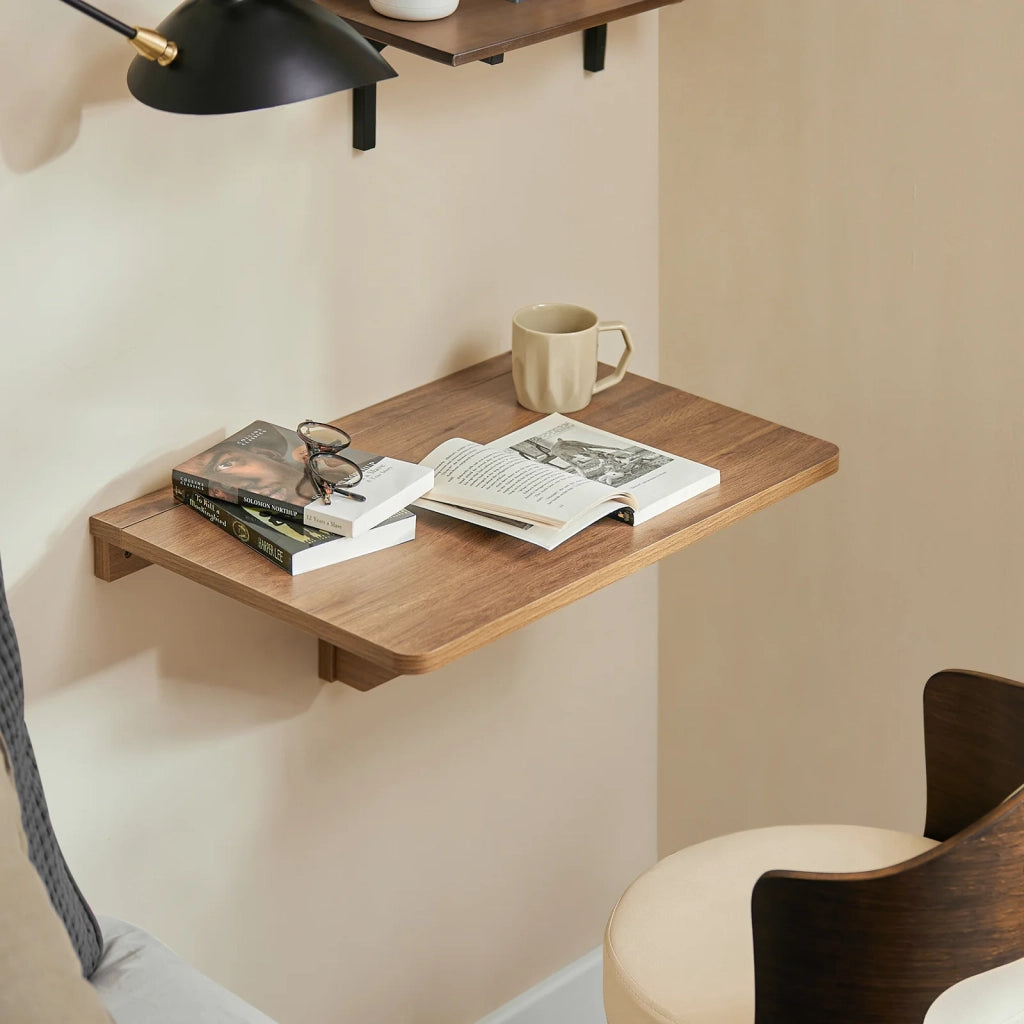 Tavolo Pieghevole a Muro scrivania Tavolo per Computer Tavolo da Cucina Legno FWT03-PF