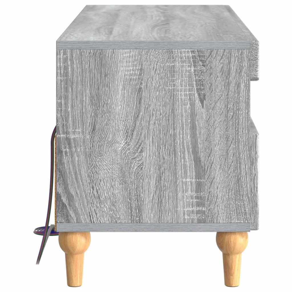 Mobile TV LED ALKMAAR 81 x 35 x 43 cm Sonoma grigio 896341