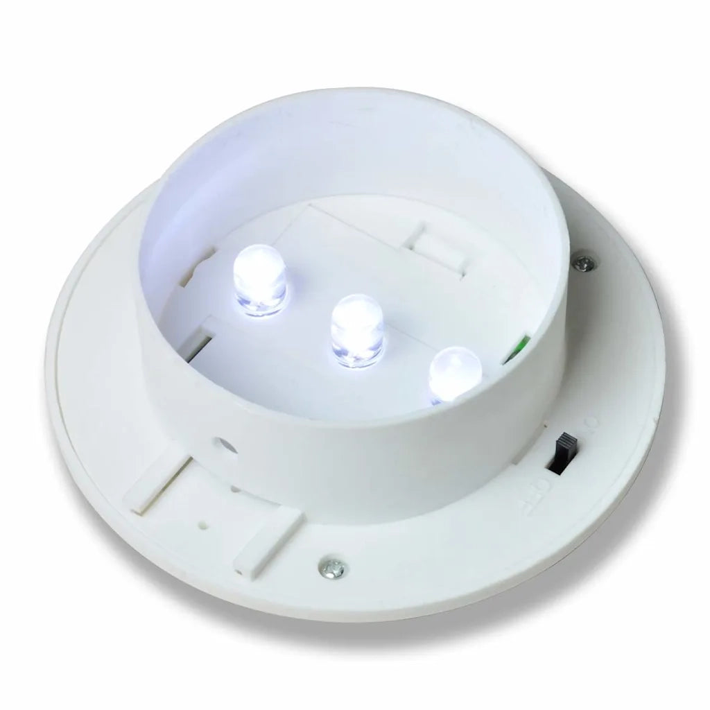 Esterno Lampada solare Set 6 pezzi Recinzione luce bianca 41181