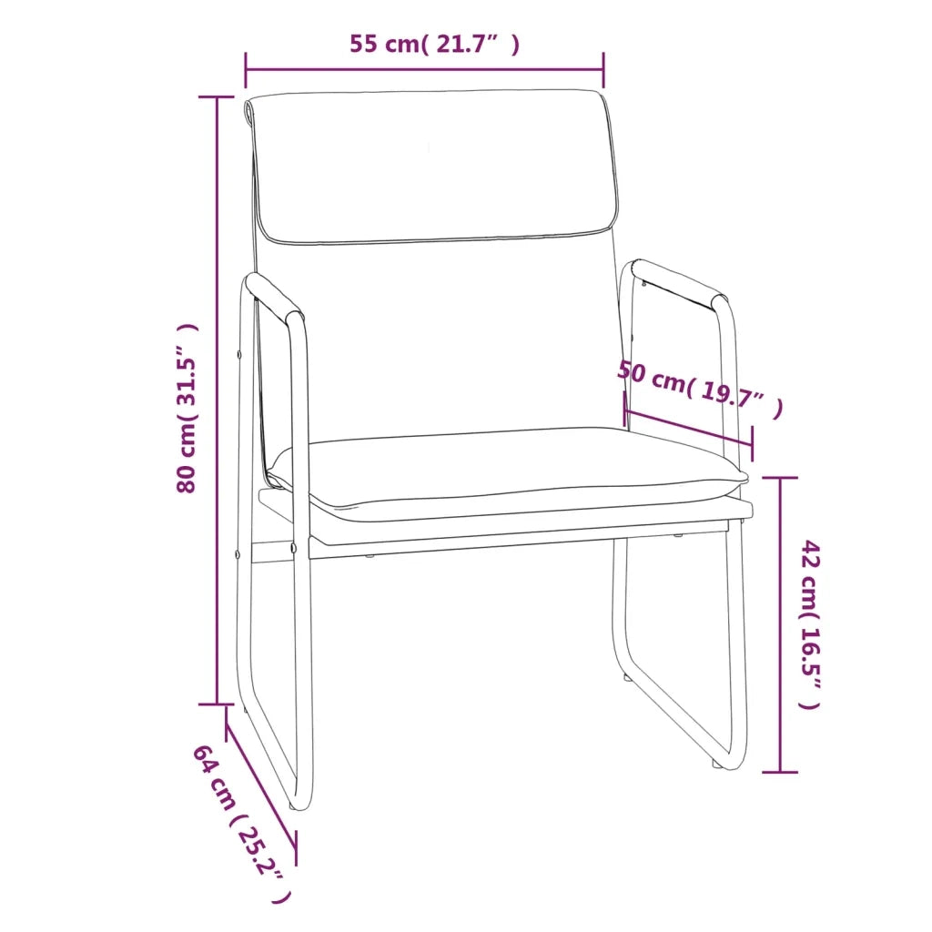 Poltrona | Sedia Lounge Tortora 55x64x80 cm in Tessuto