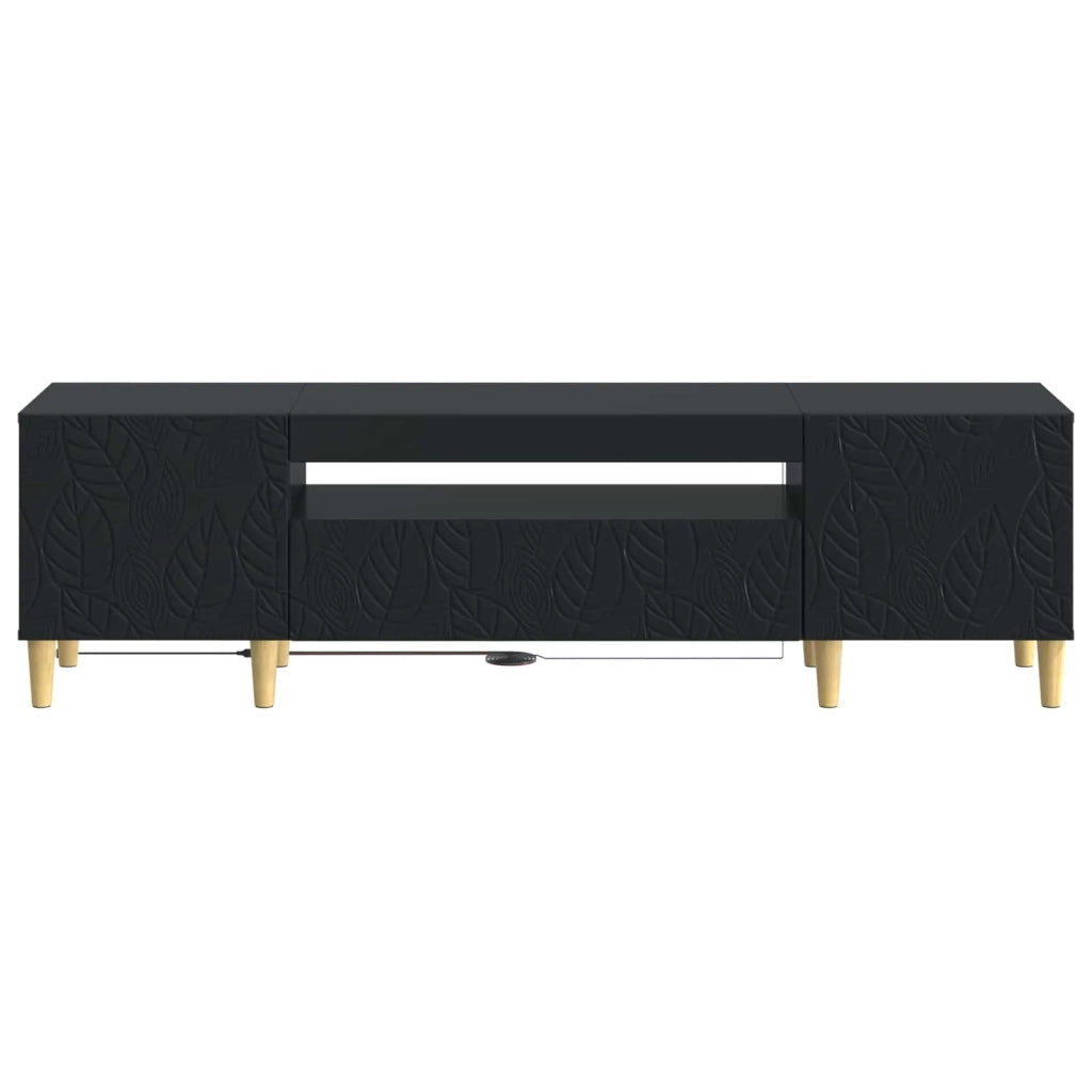 Mobile TV LED DELFT 153 x 35 x 43 cm Nero Legno ingegnerizzato 897126