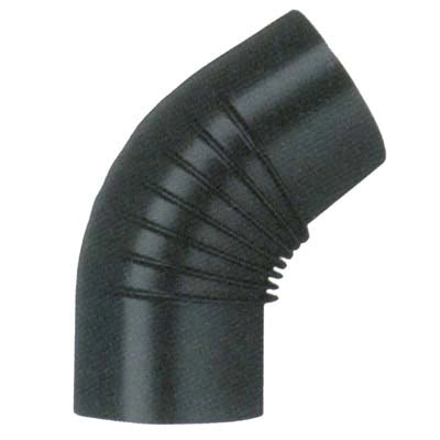 GOMITO LEGNA 45  ° CLASSIC NERO OPACO SAVE  CM 10