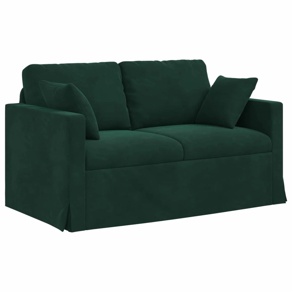 Divano Verde Scuro 138 x 78 x 80 cm Velluto 42024415