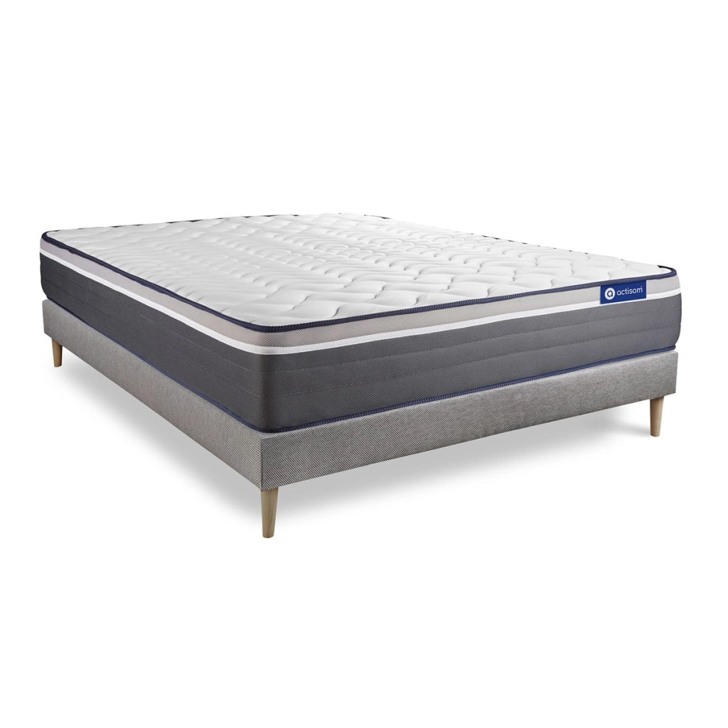 Kit rete e materasso matrimoniale Actilatex plus 140x200cm - Spessore : 26cm - Lattice e memory foam- molto rigido