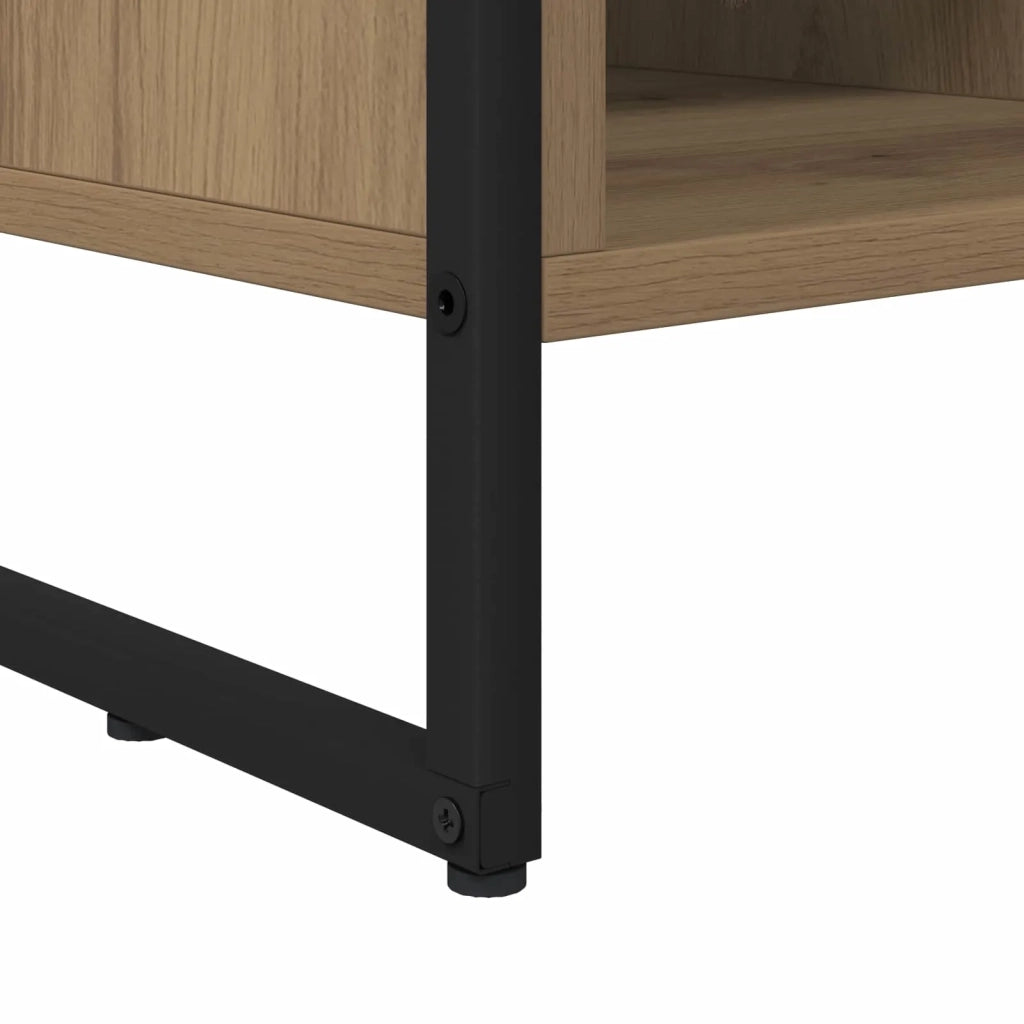 Mobile TV | Armadietto TV | Mobile Porta TV con cassetto Rovere Artigianale 100 x 36 x 49,5 cm