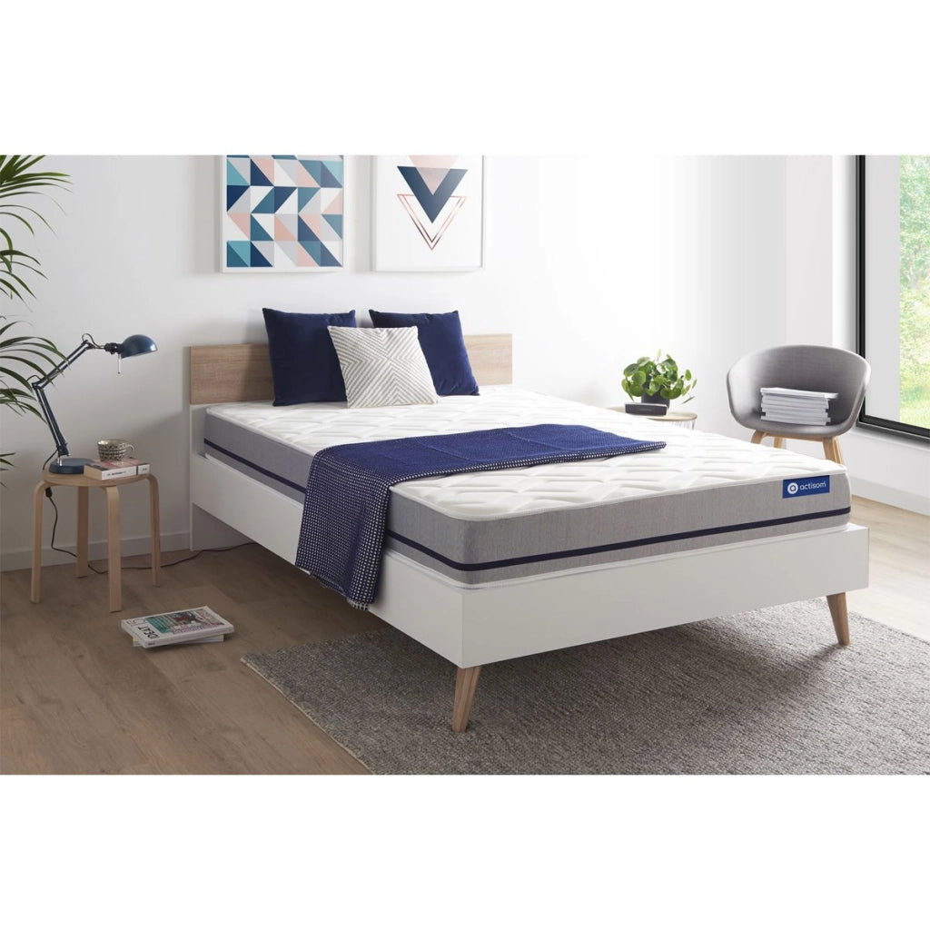 Materasso Actilatex soft 133x183cm - Spessore : 20cm - Lattice e memory foam - Moderatamente rigido