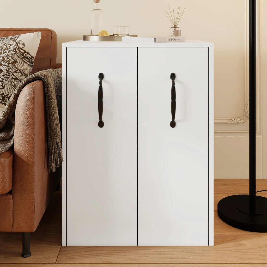 Libreria con Ruote e Cassetti ¨C MINIMAL ¨C Legno, Ripiani, 52x50x75 cm