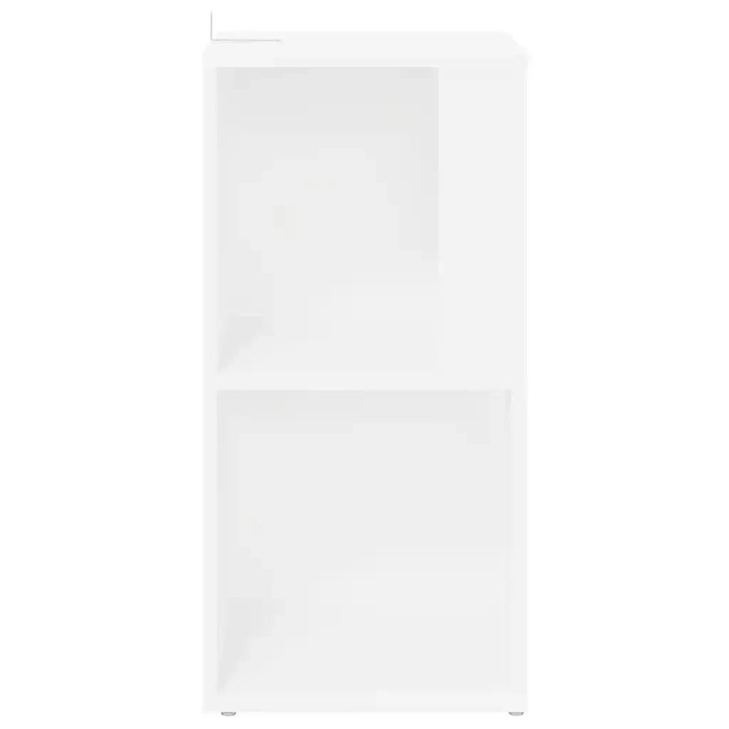Armoire d'angle Blanc 33x33x67 cm Bois d'ingénierie