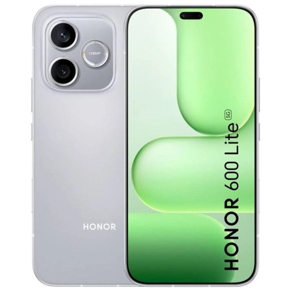 Honor 600 lite 16,8 cm (6.6") doppia sim android 16.0 5g usb tipo-c 8 gb 256 gb 6520 mah grigio - HON600LITEGR8/256