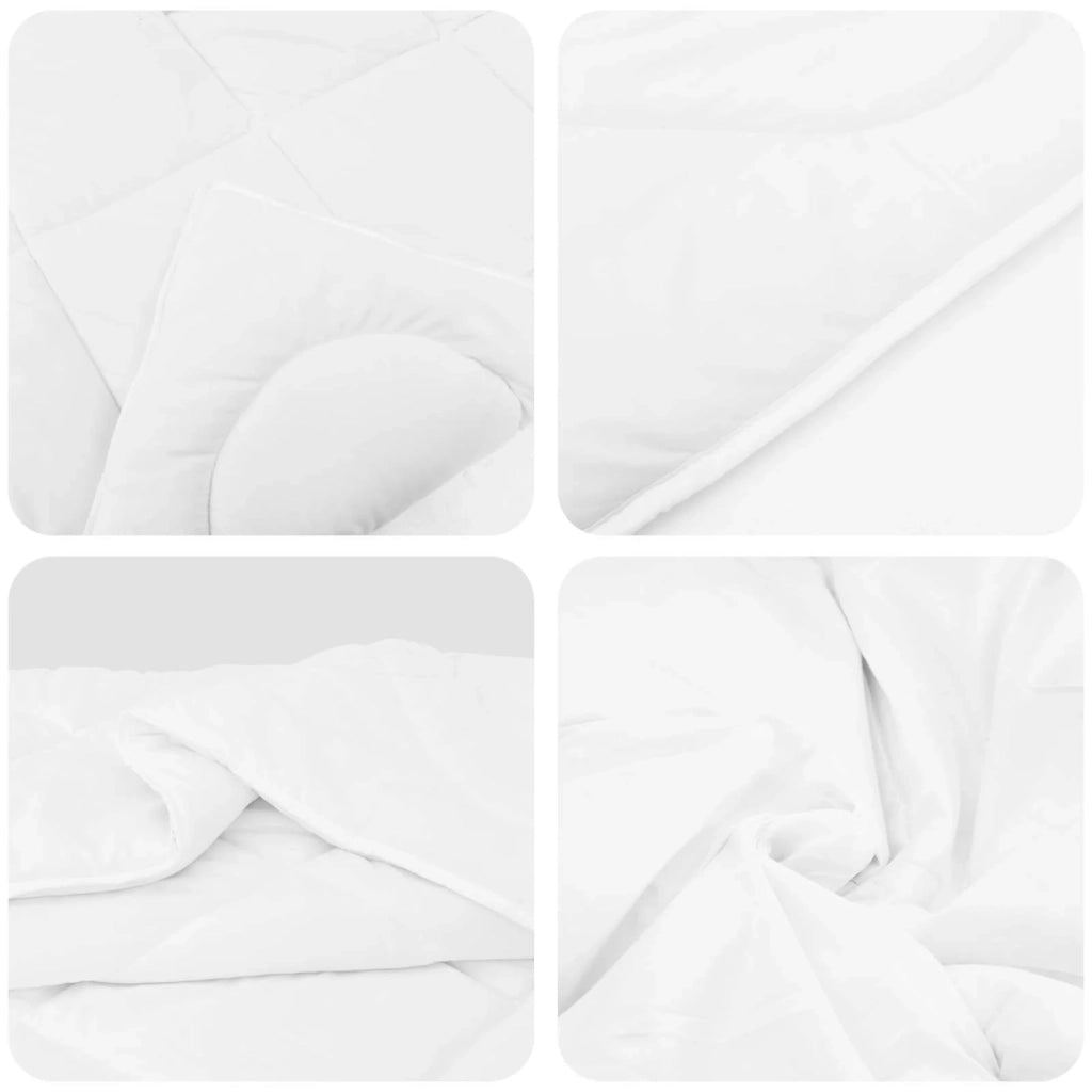 Piumone con cuscino 3 pcs Bianco Microfibra 3377472