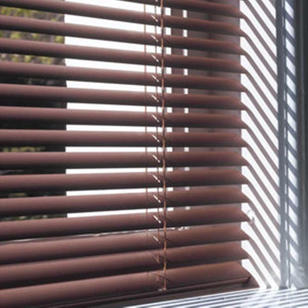 Trade Shop - Tenda Veneziana Marrone In Pvc 80x160cm Per Portafinestra Finestra Parasole Tpl57 605476a -