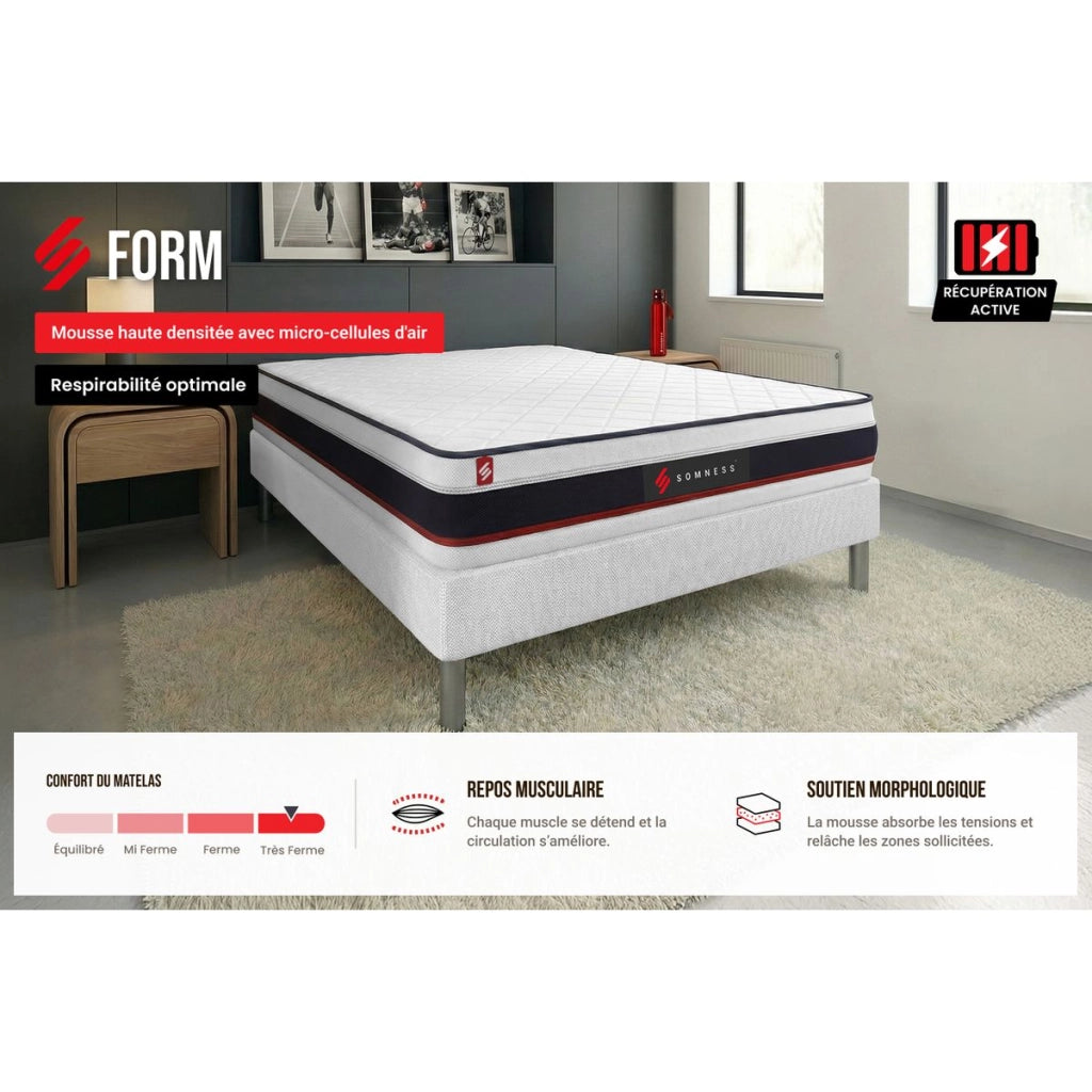 Set materasso e base 160x200 cm - Form