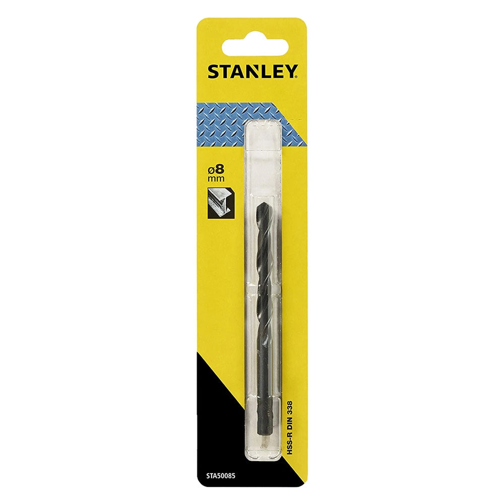 Punta per Stanley Metallo Hss R 1 Pezzo 8 mm