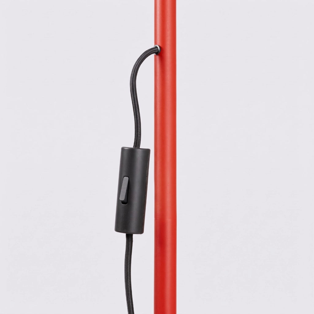 Lampada da terra NOX rosso