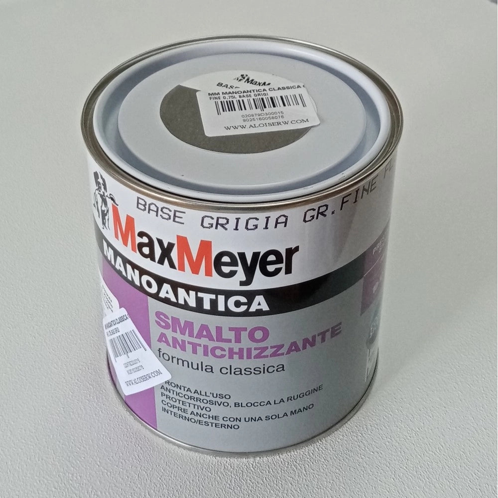 Manoantica classico 2,5ml smalto ferro micaceo antiruggine in varie colorazioni, colori manoantica ottone
