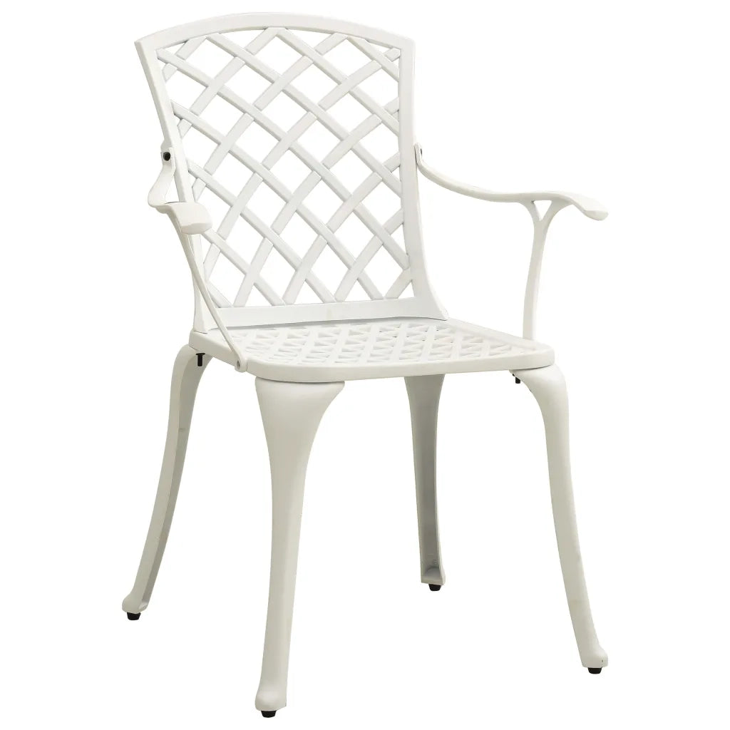 Set da Bistrot 5 pz in Alluminio Pressofuso Bianco 3070609