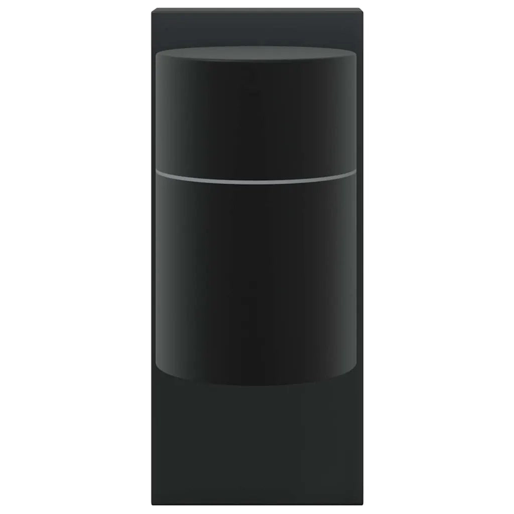Lampada da Parete Esterna 2 pz Nero 6,5 x 10,5 x 16 cm CFW2471481
